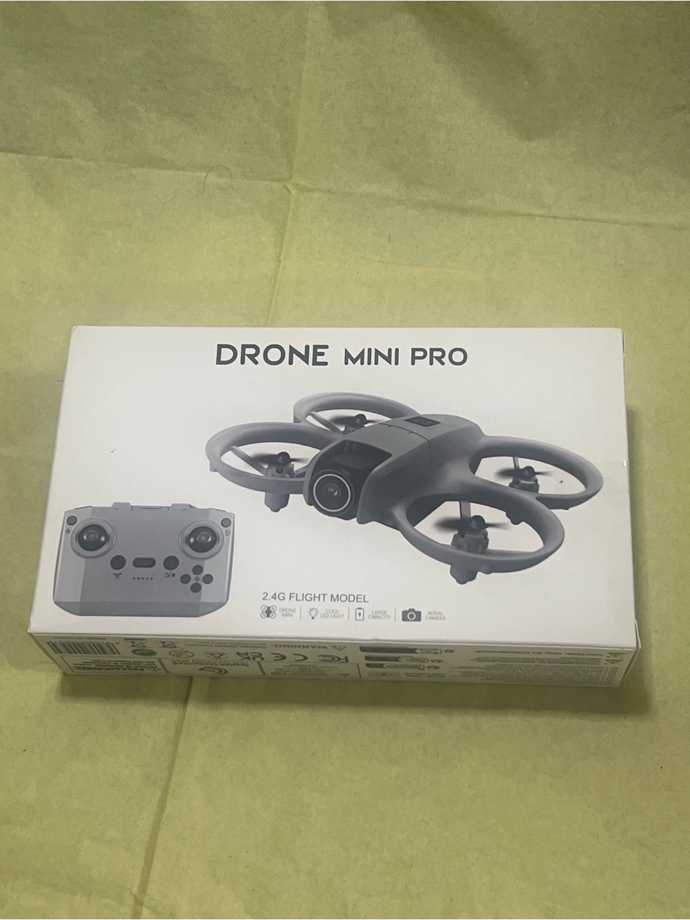 Drone Mini Pro Remote Control Drone - Gray